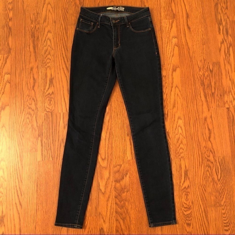 Old Navy Dark Wash Rock Star Skinny Jeans Size 4